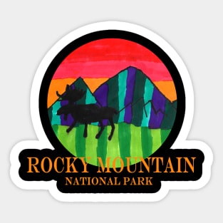 Rocky Mountain National Park Design Sticker